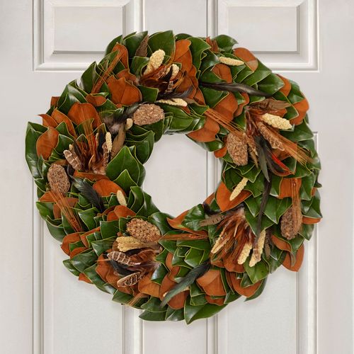 Turkey Pheasant Wreath Image