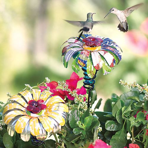 Sugar Shack&trade; Flower Stake Hummingbird Feeder Image