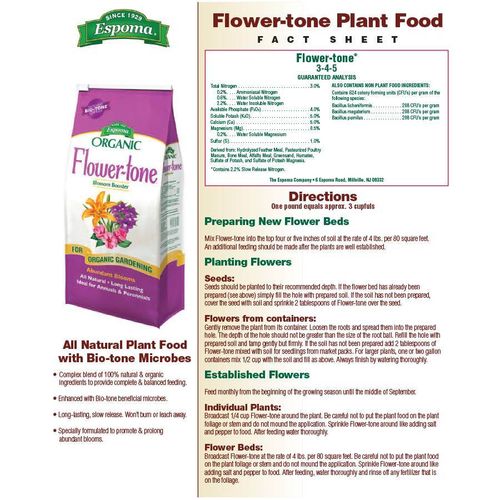 Espoma Organic&reg; Flower-tone&reg; Blossom Booster Image