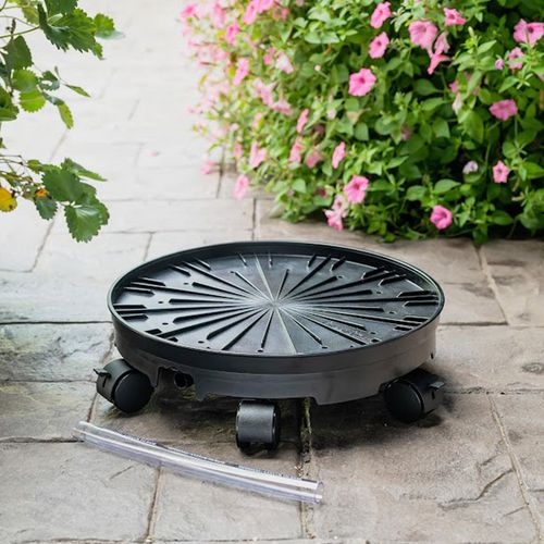 GreenStalk Ultimate Spinner Base with Wheel Kit & Drain Tube Image