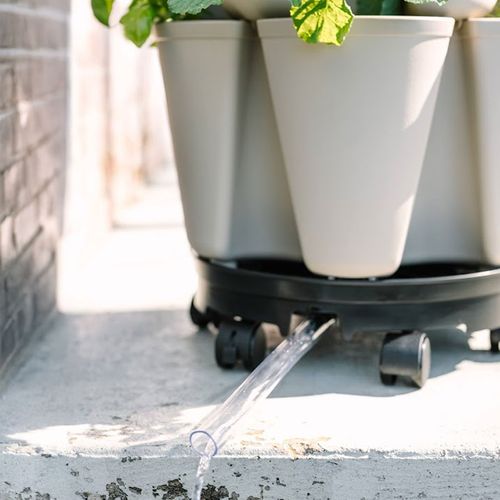 GreenStalk Ultimate Spinner Base with Wheel Kit & Drain Tube Image