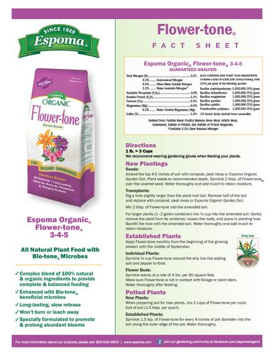 Espoma Organic&reg; Flower-tone&reg; Blossom Booster Image