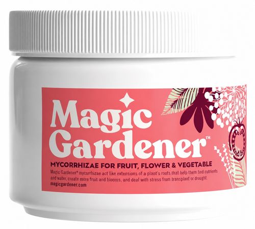 Magic Gardener&reg; Mycorrhizae for Fruit, Flower & Vegetable Organic Beneficial Fungi 8 oz Image