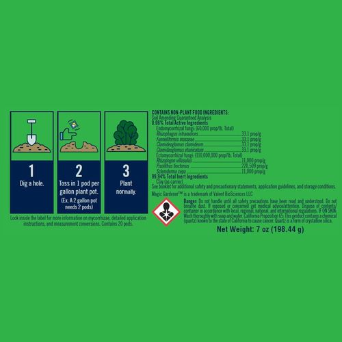 Magic Gardener&reg; Mycorrhizae for Trees & Shrubs Organic Beneficial Fungi 8 oz Image