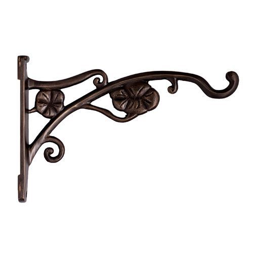 Restorers Brass Flower Plant Hanger - Pair Image