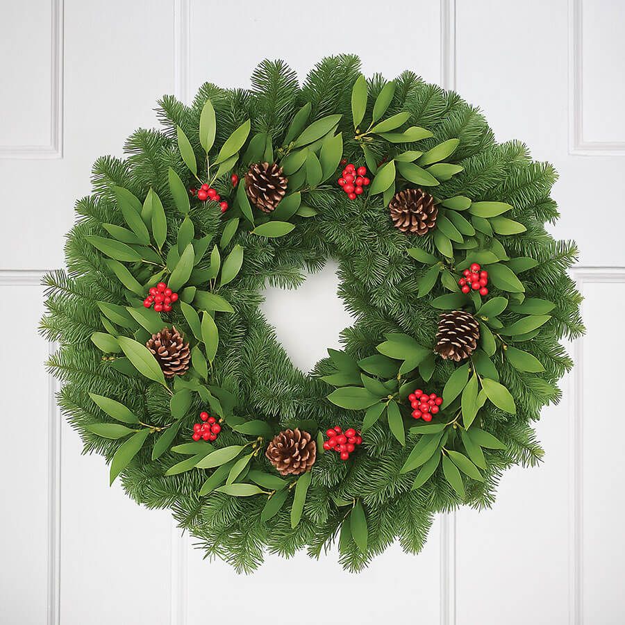 Holiday Berry Wreath Image