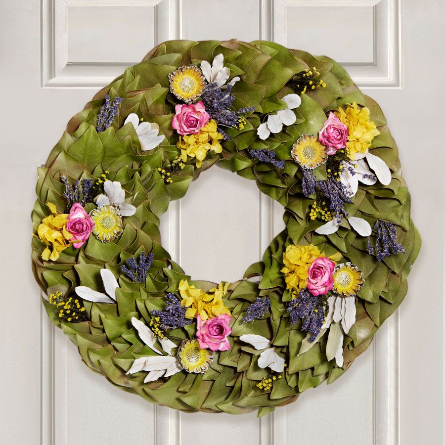Summer Spritzer Floral Wreath Image